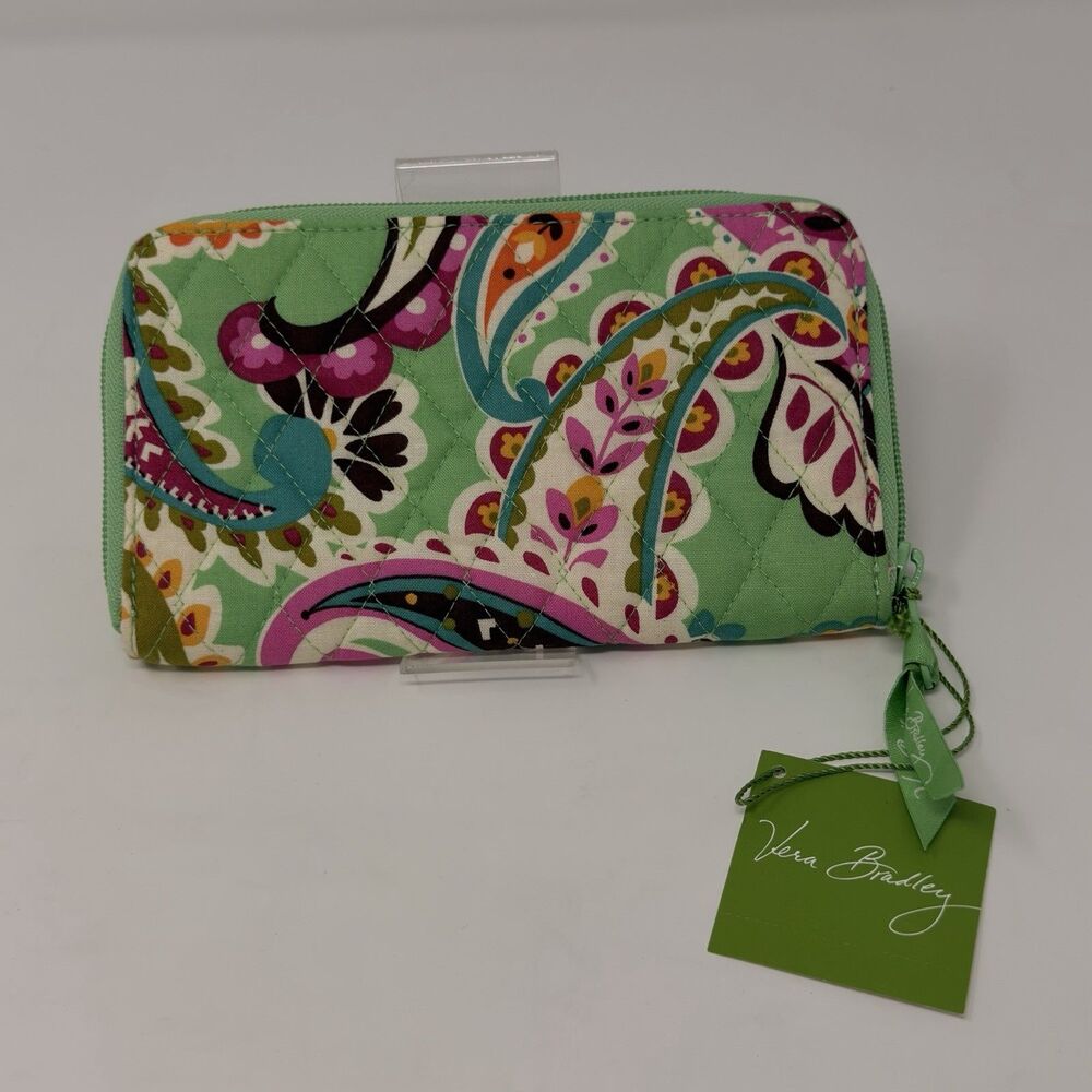 Vera Bradley Retired Tutti Frutti Accordion Wallet Zip Around NWT